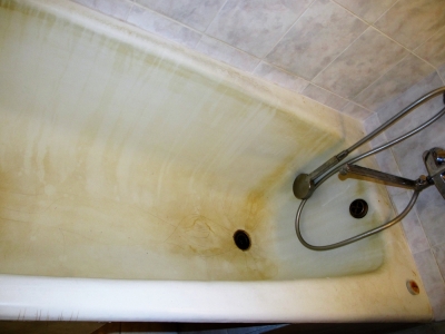 Ремонт старой чугунной ванны  в Песочине